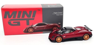 TSM 1/64 - Pagani Zonda F Rosso Dubai Red Supercar RHD 382 Diecast
