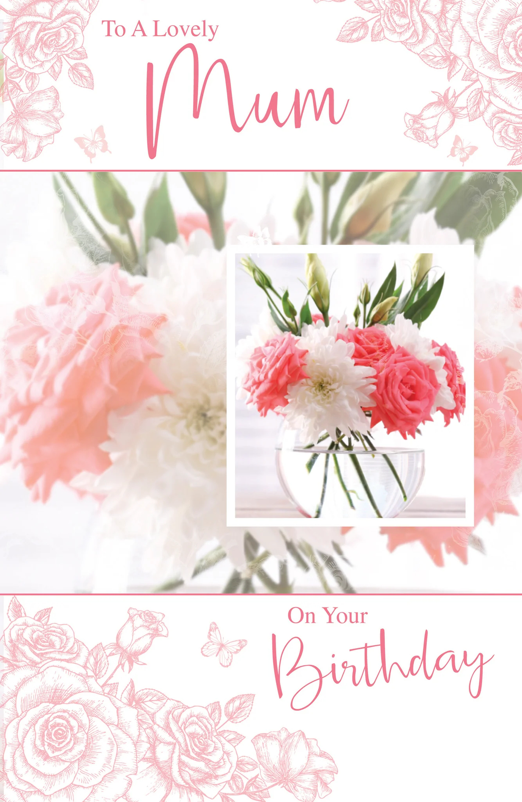 To A Lovely Mum Birthday Card - Female - Foil - Cherry Orchard - 5.3"" x 8.2""