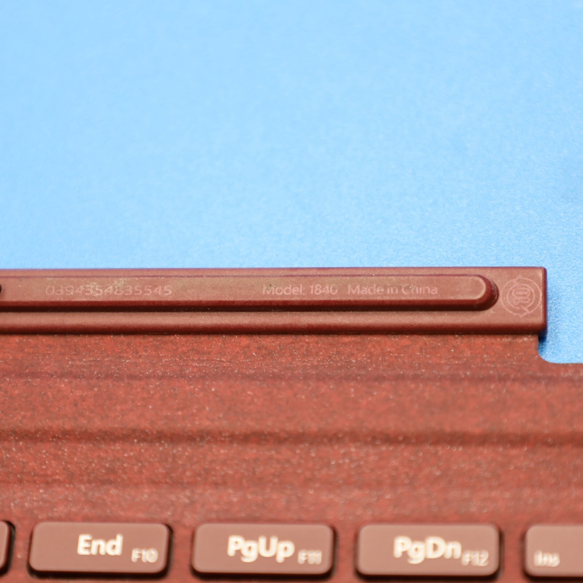 Microsoft 1840 Alcantara Signature Surface Go Type Cover Keyboard