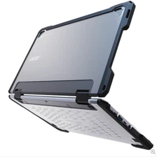 UZBL Rugged Hard Shell Clear Case for Acer Spin 311 (R721T)