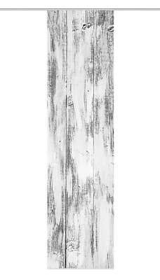 Flächenvorhang Schiebevorhang bedruckt 60x245cm Holari grau Holz Wand Maserung - Bild 1 von 3