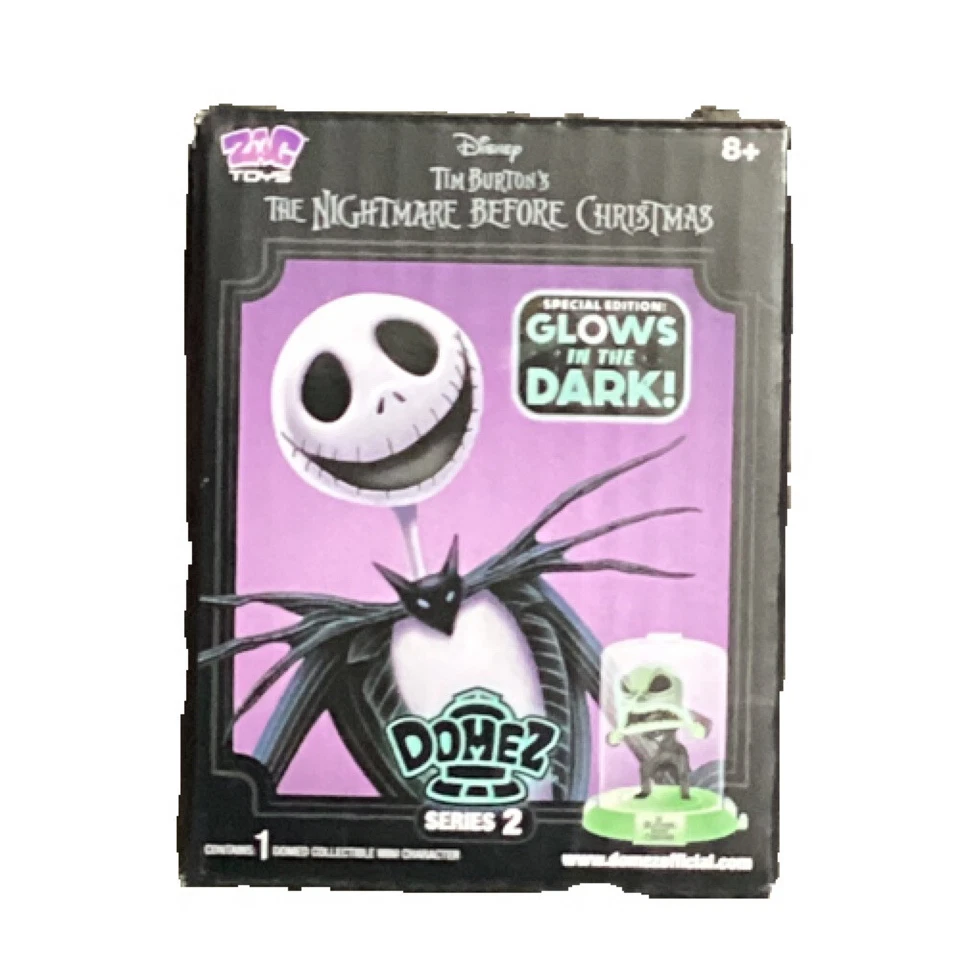 Pesadilla antes de Navidad Disney Domez Serie 2 Cara de miedo Jack Brilla Oscuro ¡Nuevo! Foto 3 de 4
