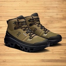 MEN On Running Cloudrock Mid Wp 3MF10161473 Hunter/Black - All Size US 7-11