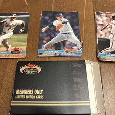 1991 TOPPS STADIUM CLUB - MEMBERS ONLY - LIMITED EDITION CARD SET  