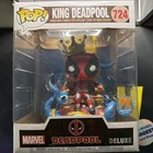 Funko POP! Marvel Deluxe King Deadpool 724 Bobble Head PX Previews Exclusive