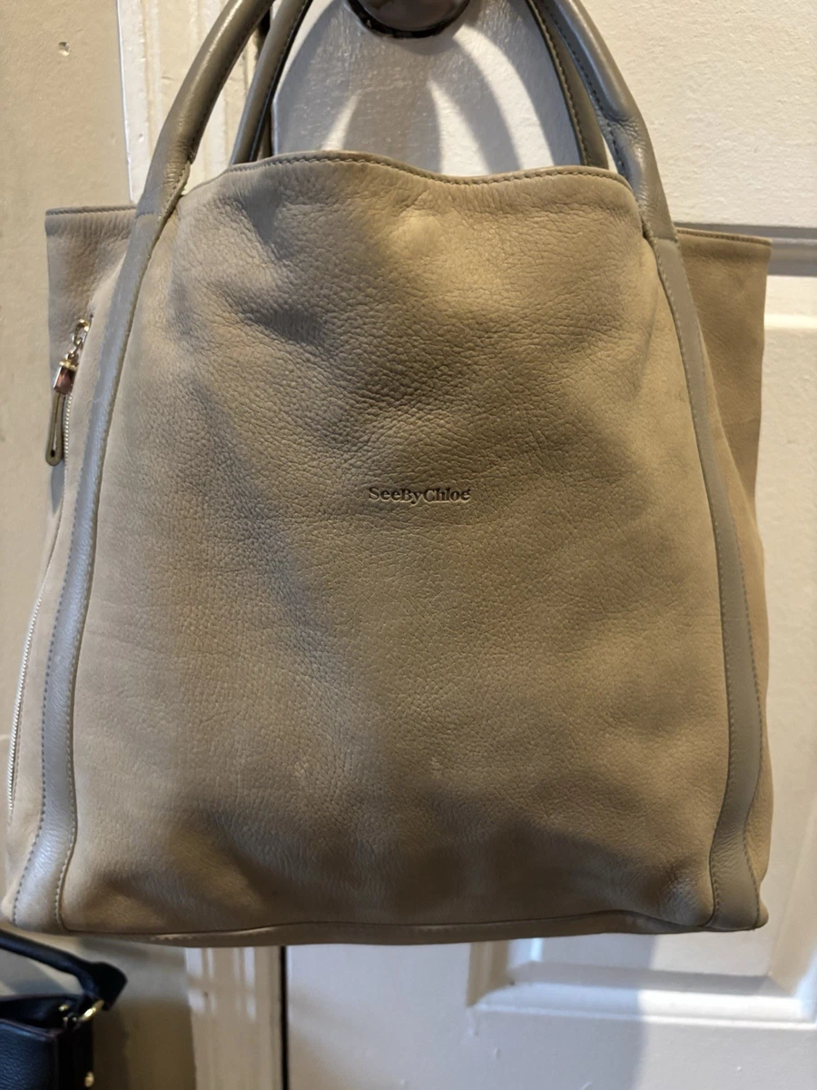 Chloé女式纯色麂皮绒外包和手提包| eBay