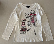 GAP KIDS GIRLS 8 EMBELLISHED GRAPHIC T TSHIRT TEE TOP