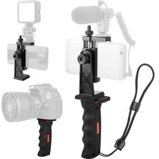 Vlogging Holder, Cell Phone Camera Handle Grip Stabilizer, Ergonomic Phone Vi...