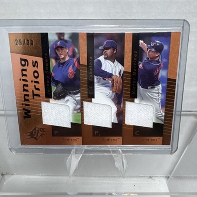 2007 Spx WT-38 - Jeremy Sowers, Cc Sabathia, Victor Martinez Winning Trios /30