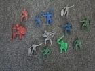Vintage Lido Marx Tim-Mee Knight Medieval Figure Lot
