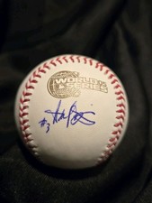 Harold Baines Signed 2005 World Series Rawlings Baseball White Sox 