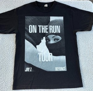 Beyonce On the run tour Tシャツ JAY-Z +BEYONCE ON THE RUN TOUR T