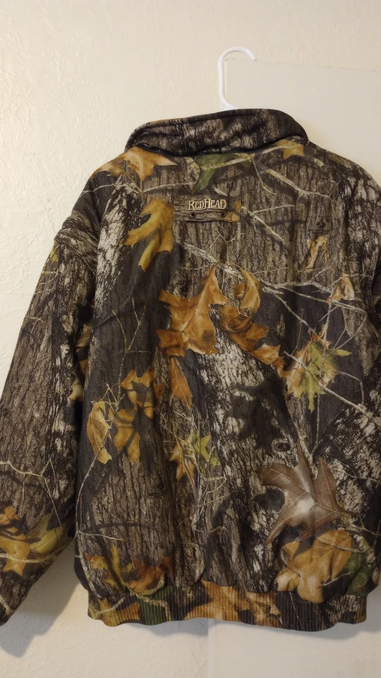 REDHEAD Men’s Full Zip Camo Hunting Thinsulate Jacket L - Image 3 of 4