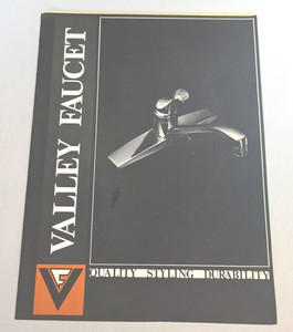 Vintage 1960s Valley Faucet Plumbing Industrial Sales Price List Flyer