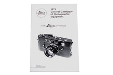 1975 General Catalogue Of Photographic Equipment: 50th Leica Anniversary from JP