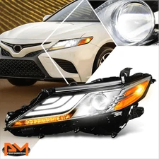 For 18-21 Toyota Camry Left Side LED DRL & Turn Signal Lamp Projector Headlight