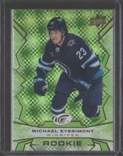 22-23 UD ICE Hockey Rookie Green Parallel 142 Michael Eyssimont