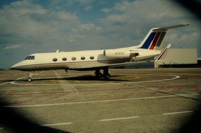 Dia N760U Gulfstream G-IIB 35mm gerahmt OP-K1-56