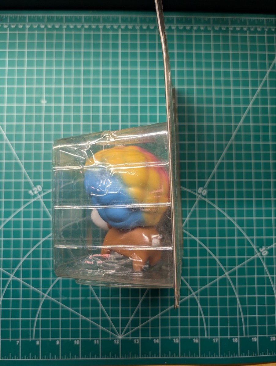 San-X Afro Ken CoinBank Sofubi Figure Blister Card Japan Rare VTG