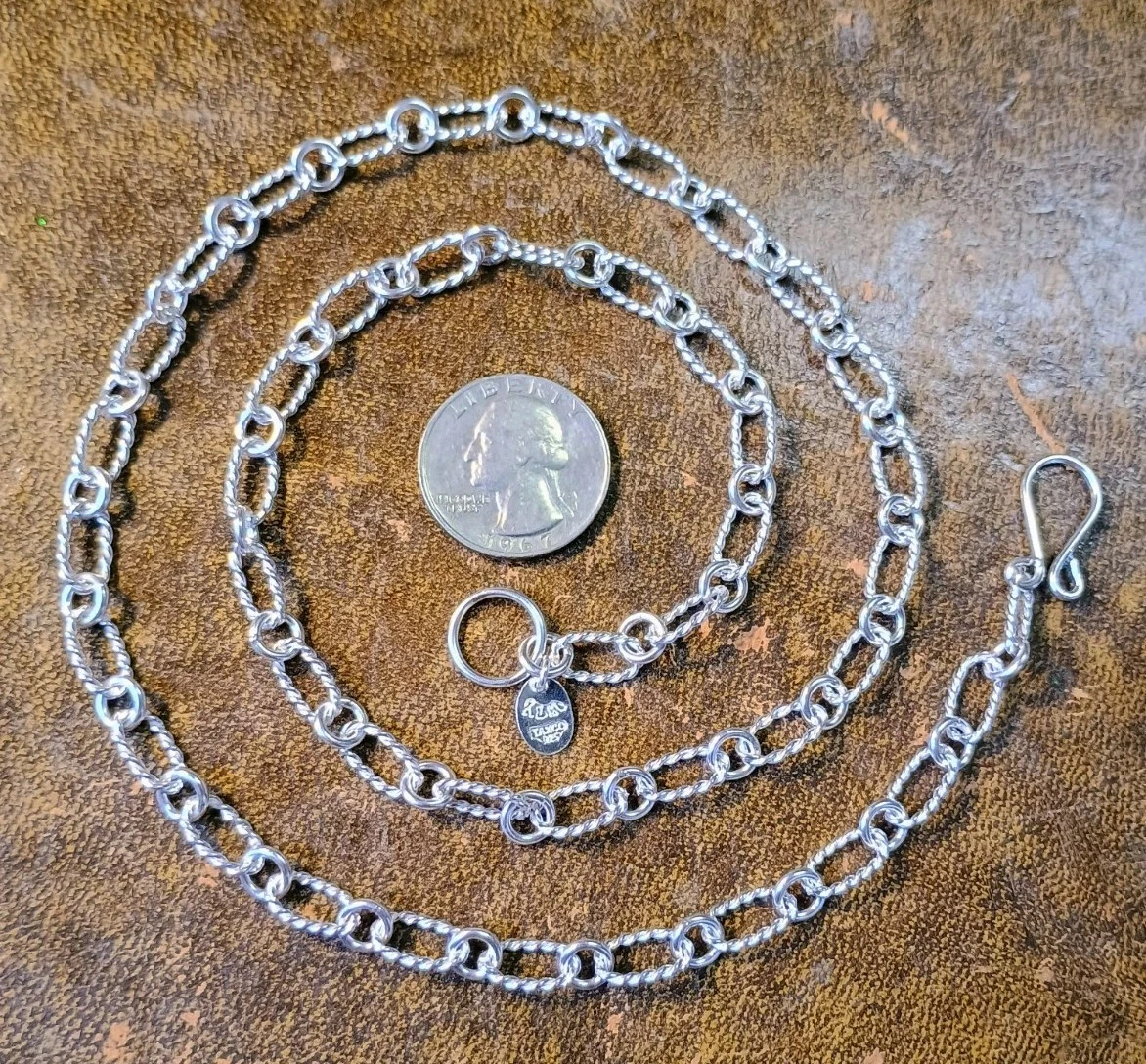 Taxco Silver Chain Indiana Mexican Necklaces & Pendants for sale
