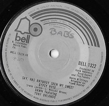 Sweet Gypsy Rose / The Spark Of Love Is Kindlin' /Dawn Featuring Tony Orlando F+