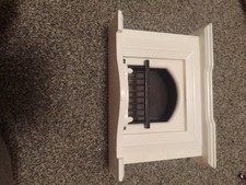 White Georgian Dolls House Fire Place