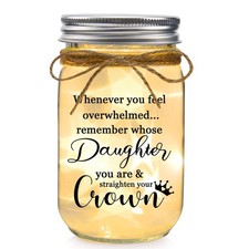 Birthday Gifts for Daughter from Mom Dad, Mason Jar Light Night -...