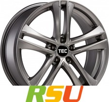 TEC Speedwheels AS4 EVO gun-metal 8.5x20" ET45 LK5 112 ML 66.6 Alufelgen 20 Zoll