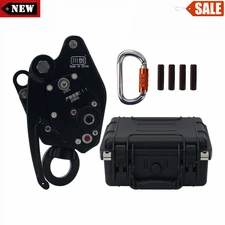 CCS-Ultra Ascent Descent Device Ascender Descender with 200kg Load&Swivel Mode