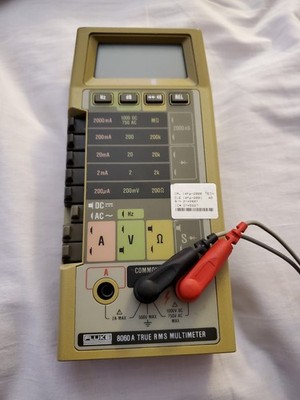 Fluke 8060A RMS Digital Multimeter With Probes