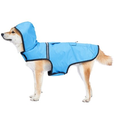 Waterproof Dog Reflective Jacket mit Kapuze Halsloch Super leichte und atmung...