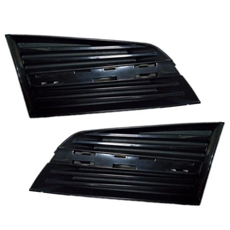 LED Daytime Running Light +Black Foglights Cover Bumper For Cadillac ATS 2014-19 - Image 2 of 4