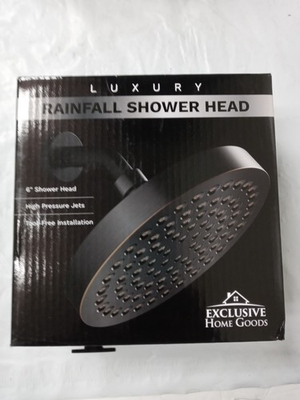 #ad Luxury 6quot; Shower Head High Pressure Rain Bathroom Oil Rubber Bronze NEW $16.99