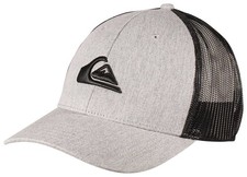 Quiksilver Grounder Trucker Hat - Heather Grey - New