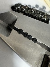 4x Rollei Camera Black Paint Trim Screw 1.4mm x 1.65mm 01205.87.2 NOS Rolleiflex