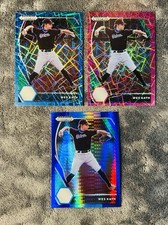 Wes Kath 2021 Prizm Draft Picks Blue & Pink Velocity Blue Pulsar Prizm Parallel