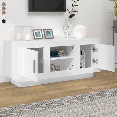 TV Schrank mit Stauraum Lowboard Tisch Fernsehschrank Fernsehtisch HiFi-Schrank