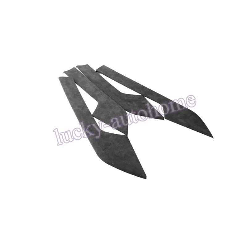 Cubierta de tira de moldura de panel de puerta de coche Alcantara 4 piezas para Audi A5 A4 2017-2025 2024 Foto 3 de 4