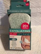 Spongeables Anti-Cellulite Body Wash  A Sponge Aloe Vitamin C Caffeine lot of 2
