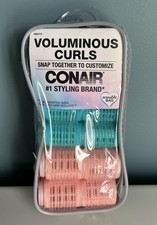 CONAIR Curls Curls Curls 12 Self-Grip Assorted Sizes Hair Rollers NEW