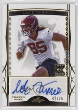 2022 Leaf Trinity Gold 47/75 Cole Turner #BA-CT1 Auto 0c3