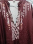 Primt Jarry Kurta .size Xl Polyster Red Wine Decorate — photo 3