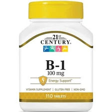 21st Century B-1 Vitamin, 100 mg, 110 Tabs