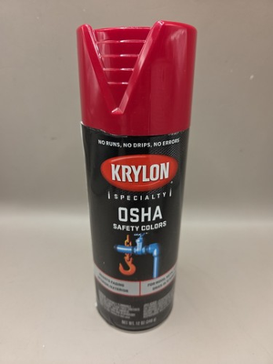 #ad #ad 12oz Krylon Specialty OSHA Safety Red $4.90