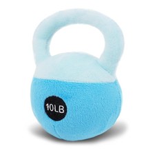 5" My First Kettlebell Sensory Toy for Infants – Soft Baby Rattle Toy in Blue –