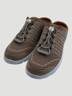 Propet TravelWalker Evo Women's Size 6 Taupe Mules NIB