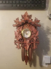 Germany Black Forest Clock Plastic Wall Clock with Pendulum