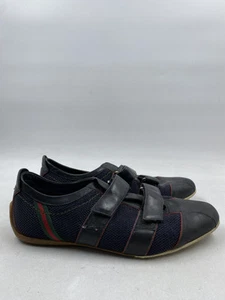 Baskets Gucci en cuir résille noir M 10,5