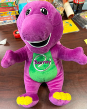 Talking Singing Rhyming Barney Playskool Hasbro 2000 EXCELLENT CONDITION TESTED