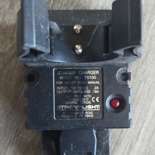 Streamlight Stinger Charger 75100 Portable 12-15VDC Black with Car Adapter